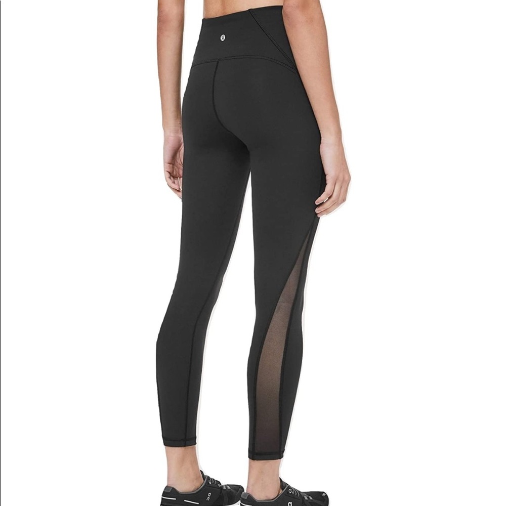 Black Lululemon Train Time Leggings